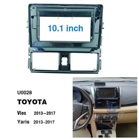 Car Stereo Head Unit Panel For Toyota Vios Yaris 2013 2017 10 1inch