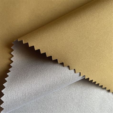 Semi Dull 320t Polyester Pongee Fabric With TPU Coating And Jersey