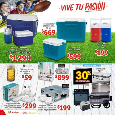 Folleto Quincenal Soriana Con Ofertas De Super Bowl San Valent N Y