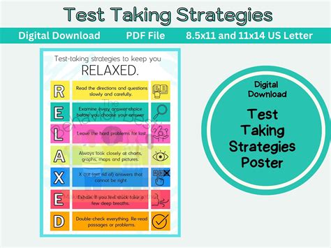 Test Taking Strategies Test Taking Tips Strategies For Students Testing