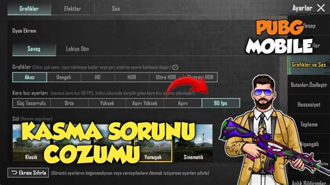 Pubg Mobile KASMA SORUNU ÇÖZÜM 90FPS NASIL ALINIR YouTube