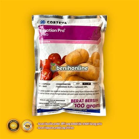 Jual Fungisida Equation Pro Wg Gram Corteva Dupont Zorvec