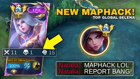 SELENA 2024 NEW MAPHACK 100 REAL TOP GLOBAL SELENA Vs TOP GLOBAL