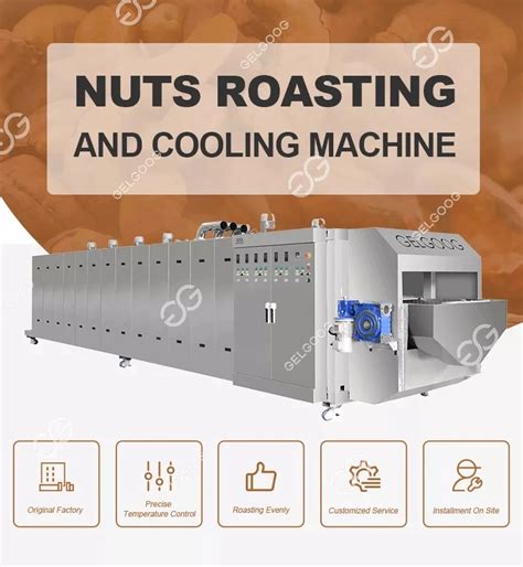 Automatic Continuous Electric Peanut Roaster Equipment Cashew Nut