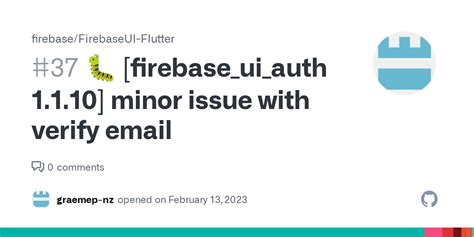 Firebase Ui Auth Minor Issue With Verify Email Issue