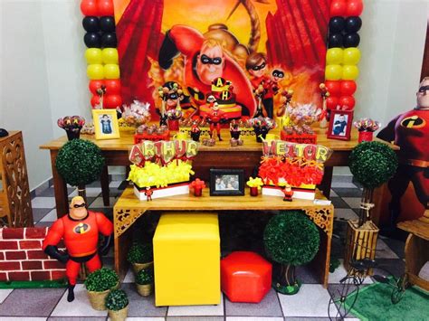 Fiesta Tematica De Los Increibles Th Birthday Parties Th Birthday