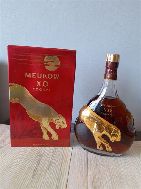 Meukow Xo Cognac Panther Food Drinks Alcoholic Beverages On Carousell