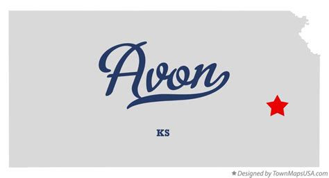 Map of Avon, Coffey County, KS, Kansas