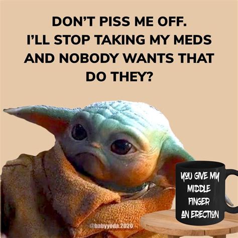 Pin By Paula Godwin On Baby Yoda Yoda Funny Really Funny Memes