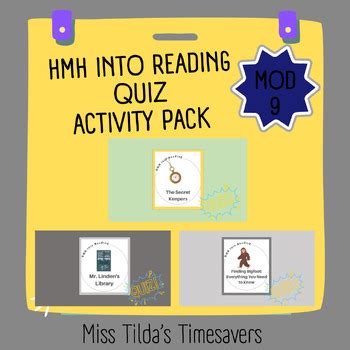 Grade Hmh Into Reading Module Powerpoint Assessment Pack By Miss Tilda