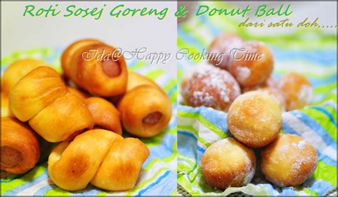 Roti Sosej Goreng And Donut Ball Dari Satu Doh