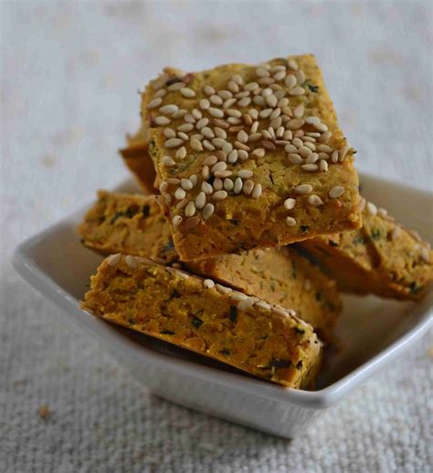 Savoury Chickpea Flour Cookies