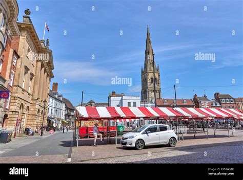 Market square in Newark on Trent, Nottinghamshire, UK Stock Photo - Alamy