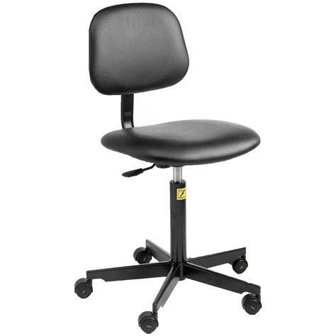 Static Dissipative Vinyl Chair With Castors Anti Static ESD Chairs