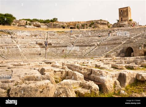 Anfiteatro Griego El Parque Arqueol Gico De Neapolis Siracusa