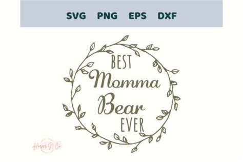 Best Momma Bear Ever SVG Mothers Day PNG Graphic By HarperNCo