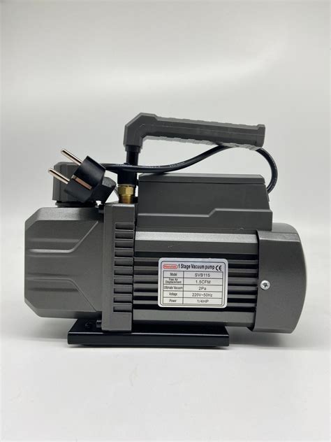 Single Dual Stage Rotary Vane Vacuum Pump For Hvac Auto Ac Refrigerant