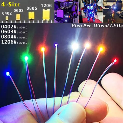 Pcs Pre Wired V Smd Leds Pre Soldered Wire