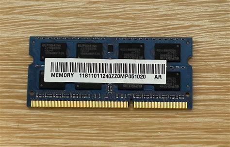 Elpida 2GB 2Rx8 PC3 8500S 7 10 F1 DDR3 SODIMM RAM Computers Tech