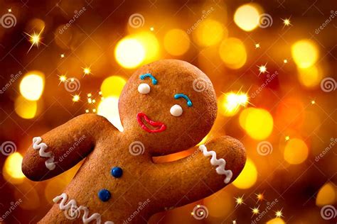 Christmas Gingerbread Man Stock Photo Image Of Confections 36054792