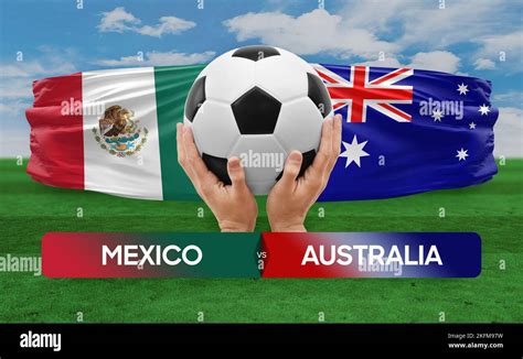 Mexico vs Australia national teams soccer football match competition ...