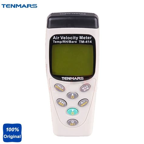 Handheld Digital Anemometer Air Velocity Flow Meter Datalogger Tenmars