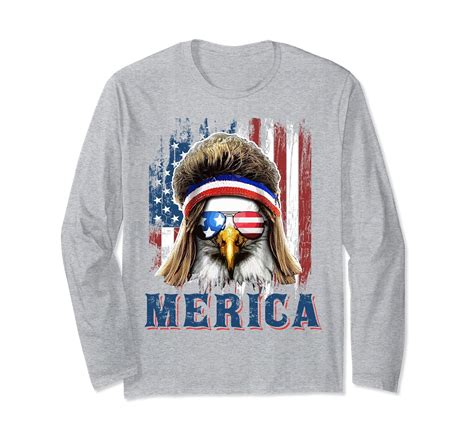 Merica Eagle Mullet Shirt 4th Of July American Flag Shirt 4lvs 4loveshirt