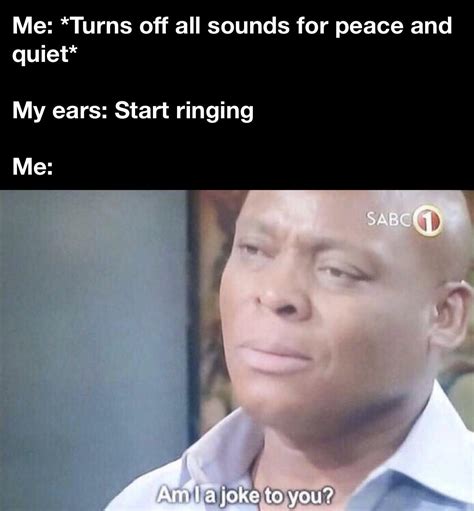 I hate tinnitus : r/memes