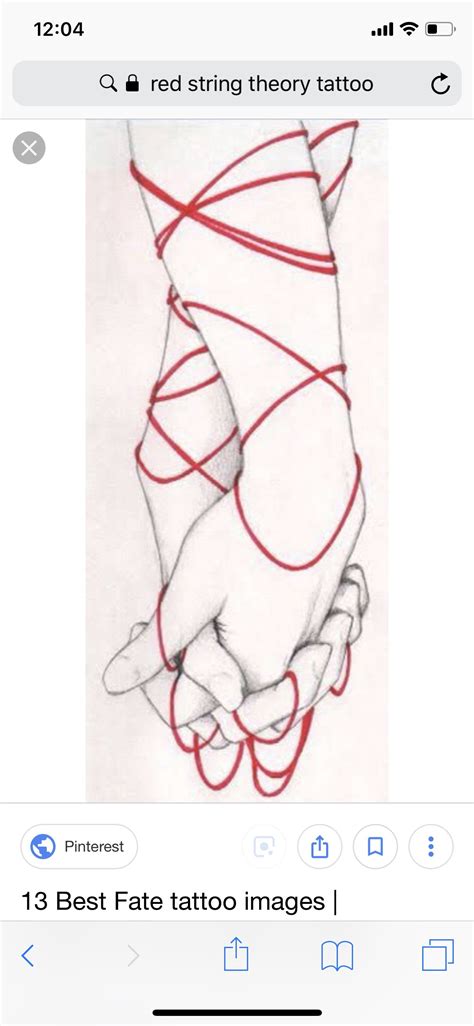 Not My Work Tattoo Inspo Fate Tattoo I Tattoo Tatted Quotes Red String Of Fate Tattoos And