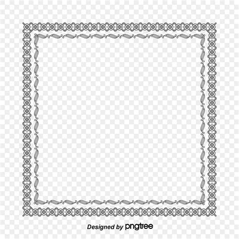 Square Borders PNG Picture, Square Border, Square Vector, Border Vector, Creative PNG Image For ...