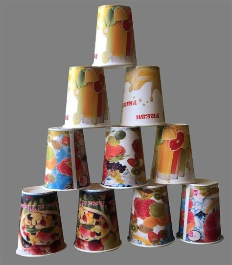 Ml Printed Paper Cup For Event And Party Supplies At Piece