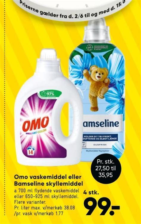 Omo Vaskemiddel Flydende Tilbud Hos Bilka