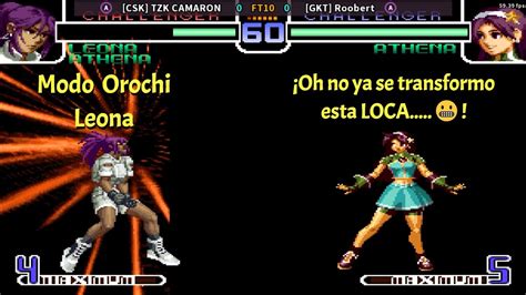 KOF 2002 LA Mejor Athena MÉXICO vs LA Mejor LEONA MÉXICOCUIDADO Leona