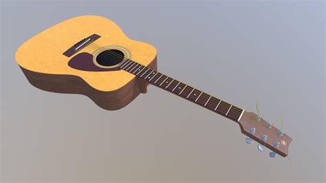 Acoustic Guitar Download Free 3d Model By Pezcurrel 770b851 Sketchfab