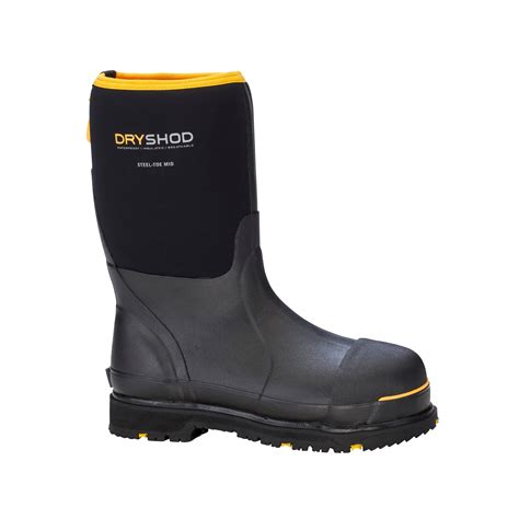 Steel-Toe Protective Work Boot - Dryshod Waterproof Boots