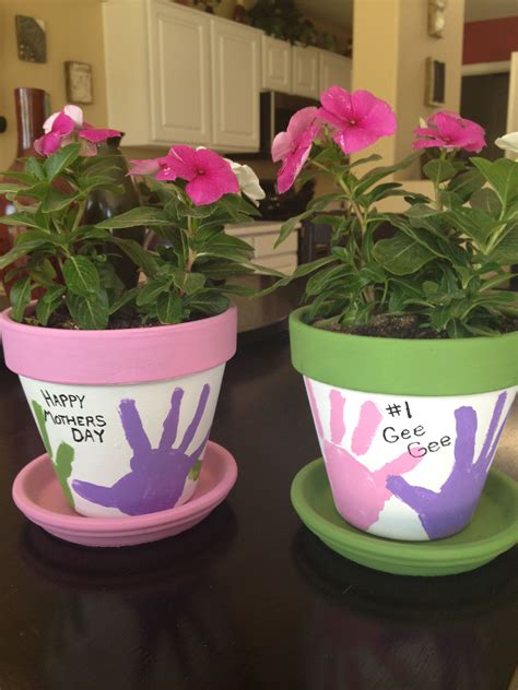 Diy Mothers Day Handprint Flower Pot Artofit