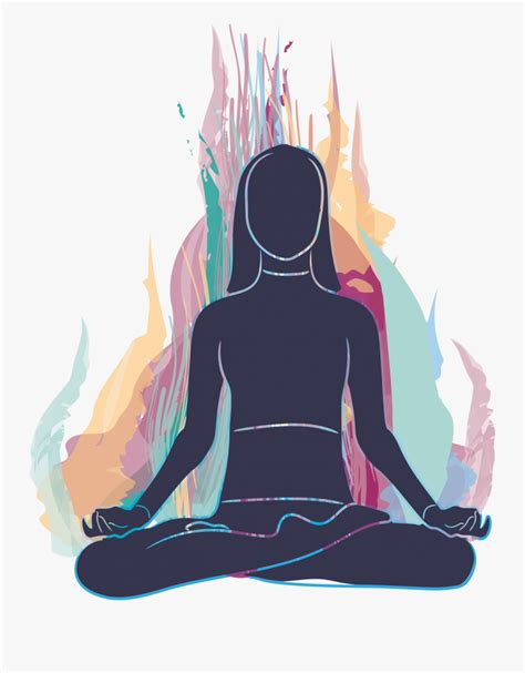 Clip Art Meditation Illustration - Meditation Transparent , Free Transparent Clipart - ClipartKey