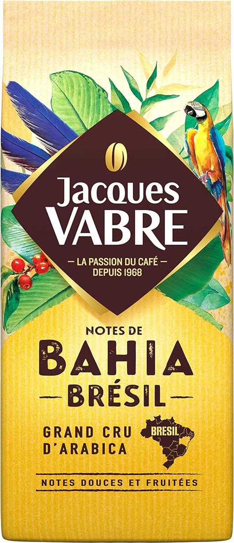 Jacques Vabre Caf Moulu Bahia Origine Br Sil G Amazon Fr Epicerie