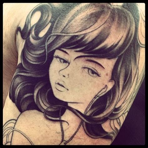 Audrey Kawasaki Tattoo In Progress By Ally Riley At Dangerzone Tattoo