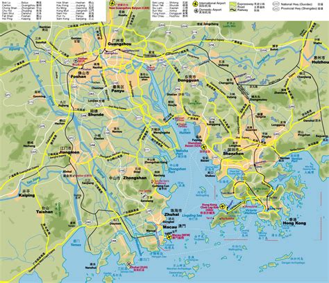 Maps Of Hong Kong Detailed Map Of Hong Kong In English Tourist Map