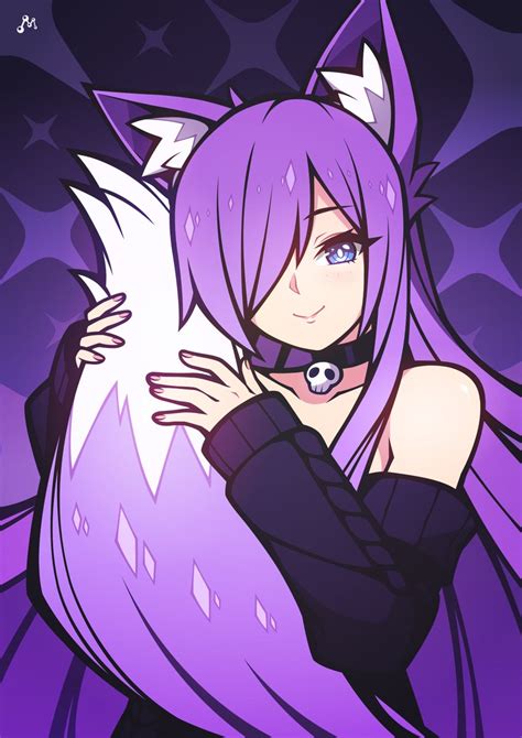 「commissioned Art For Foxykuro 💜💜💜 」bacon Strips Ma🥓のイラスト