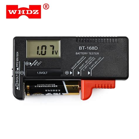 2018 New LCD Display Battery Measuring Tools BT 168D Universal Battery Tester Volt Checker For ...