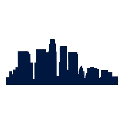 Download Vector - Los Angeles skyline silhouette - Vectorpicker