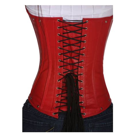 Sexy Women Underbust Corset Red Waist Training Clincher