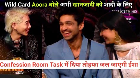 Weekend Ka Vaar Wild Card Aoora Confession Room Task Abhishek Kumar