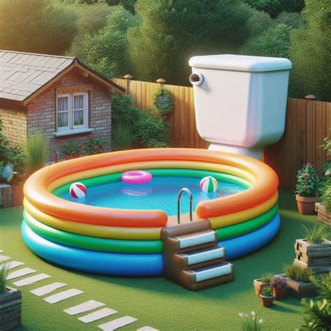 Dive Into Uniqueness Exploring The Fascination With Toilet Shaped Pools