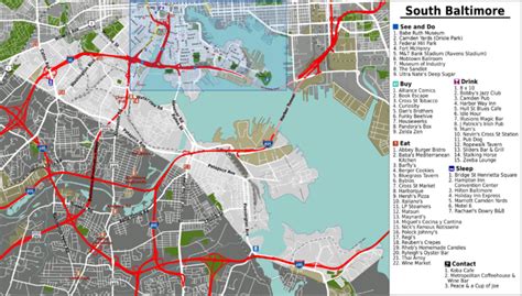 Baltimore Zoo Map