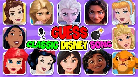 Guess The 60 Most CLASSIC DISNEY SONGS Of All Time Who S SINGING