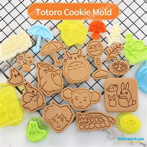 Totoro Cookies Cutter Biscuit Baking Mold - Ghibli Merch Store ...