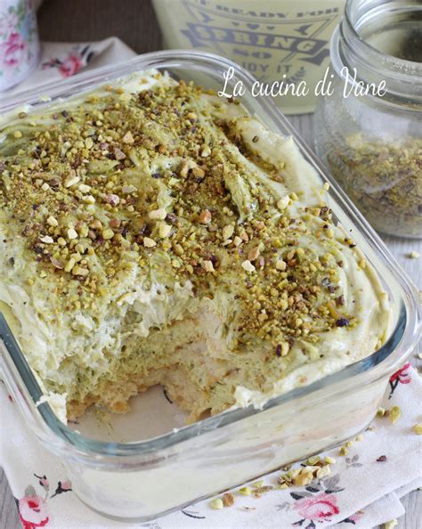 Tiramis Al Pistacchio Cremoso Ricetta Veloce Dolce Senza Cottura